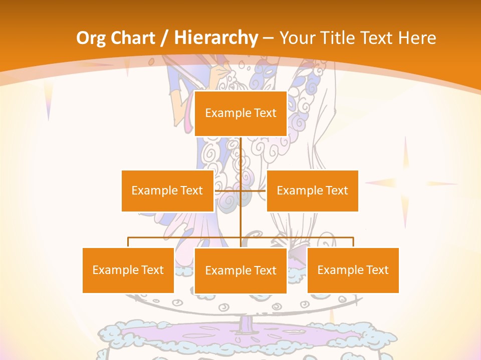 Seasonal Series - Indian Couple Just Married - Cartoon Style PowerPoint Template