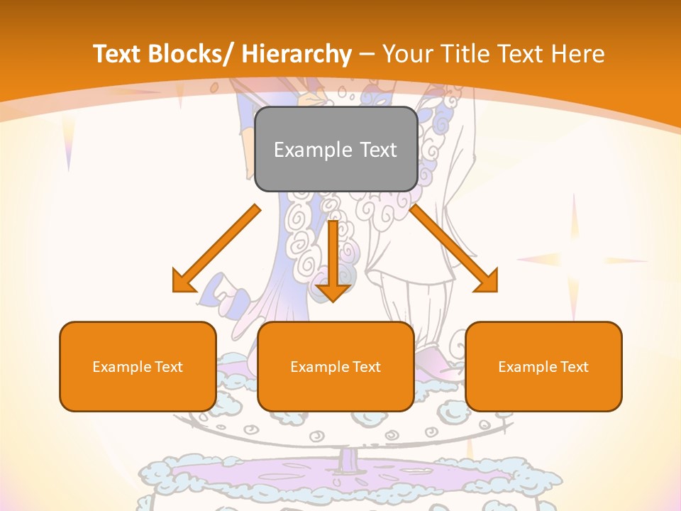 Seasonal Series - Indian Couple Just Married - Cartoon Style PowerPoint Template