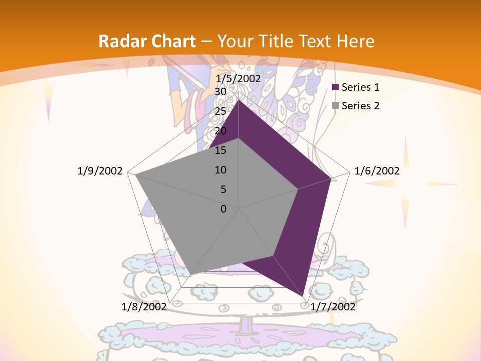 Seasonal Series - Indian Couple Just Married - Cartoon Style PowerPoint Template