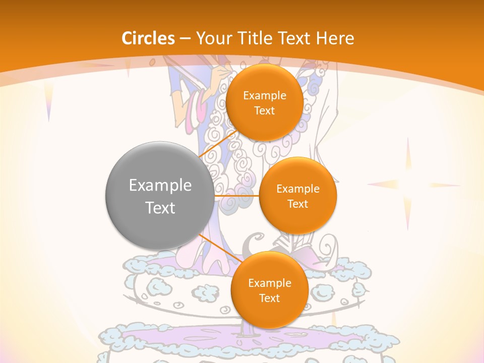 Seasonal Series - Indian Couple Just Married - Cartoon Style PowerPoint Template