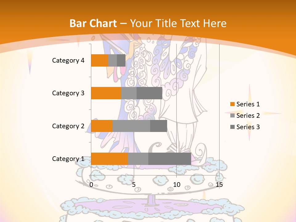 Seasonal Series - Indian Couple Just Married - Cartoon Style PowerPoint Template