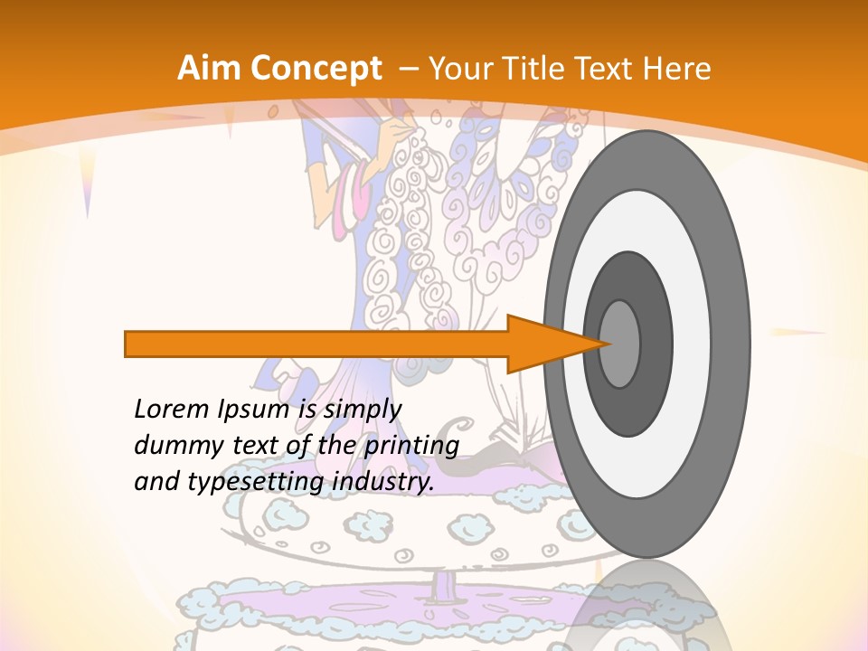 Seasonal Series - Indian Couple Just Married - Cartoon Style PowerPoint Template