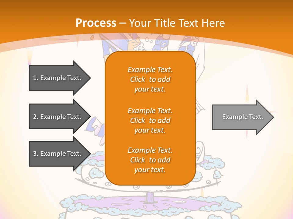 Seasonal Series - Indian Couple Just Married - Cartoon Style PowerPoint Template