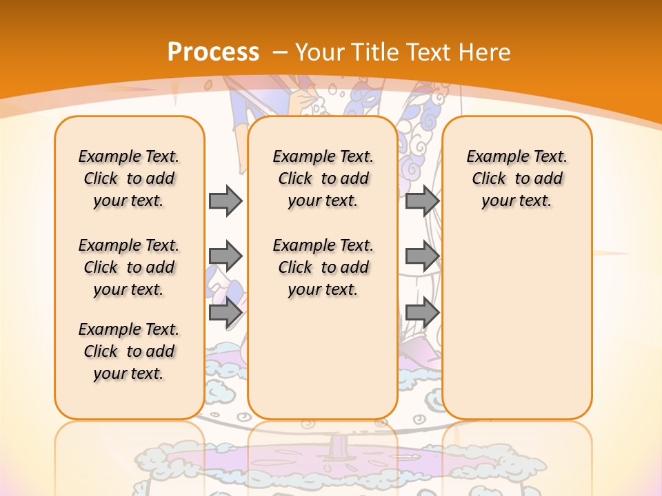 Seasonal Series - Indian Couple Just Married - Cartoon Style PowerPoint Template
