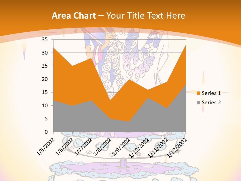 Seasonal Series - Indian Couple Just Married - Cartoon Style PowerPoint Template