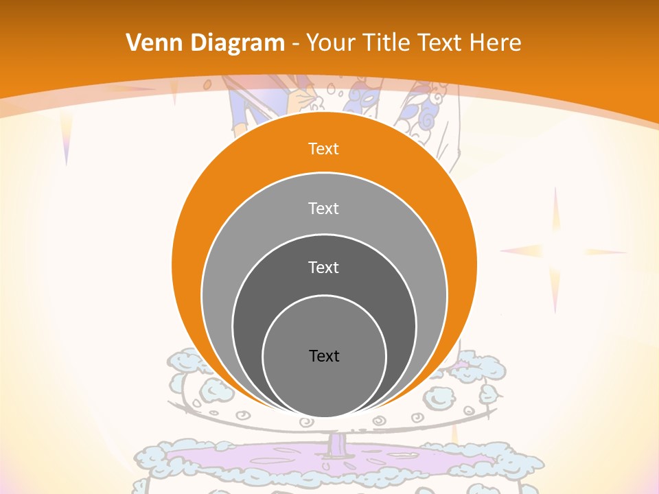 Seasonal Series - Indian Couple Just Married - Cartoon Style PowerPoint Template