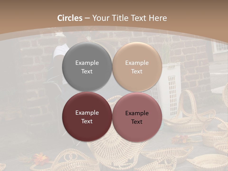 Charleston Sc - September 20: The Unique But Dying Art Of Sweet Grass Basket Weaving Is Still Practiced In The Carolinas, But May Be Lost In The Next Generation. PowerPoint Template