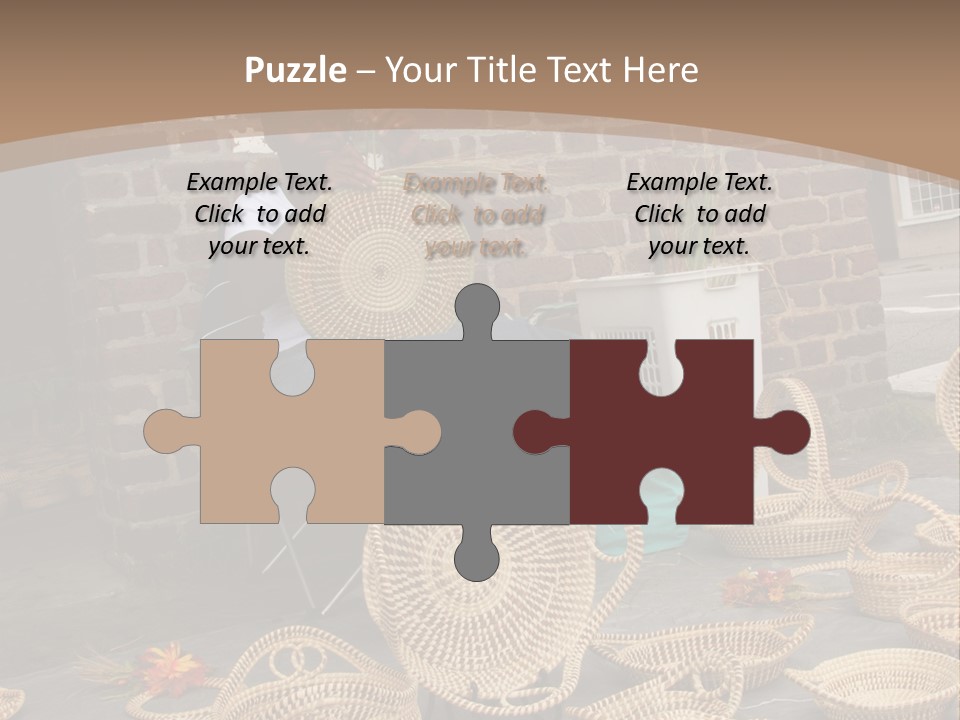 Charleston Sc - September 20: The Unique But Dying Art Of Sweet Grass Basket Weaving Is Still Practiced In The Carolinas, But May Be Lost In The Next Generation. PowerPoint Template