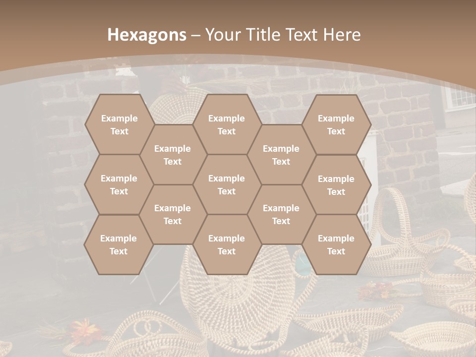 Charleston Sc - September 20: The Unique But Dying Art Of Sweet Grass Basket Weaving Is Still Practiced In The Carolinas, But May Be Lost In The Next Generation. PowerPoint Template