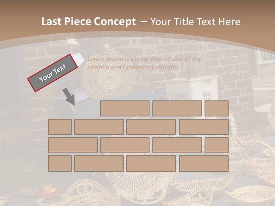 Charleston Sc - September 20: The Unique But Dying Art Of Sweet Grass Basket Weaving Is Still Practiced In The Carolinas, But May Be Lost In The Next Generation. PowerPoint Template