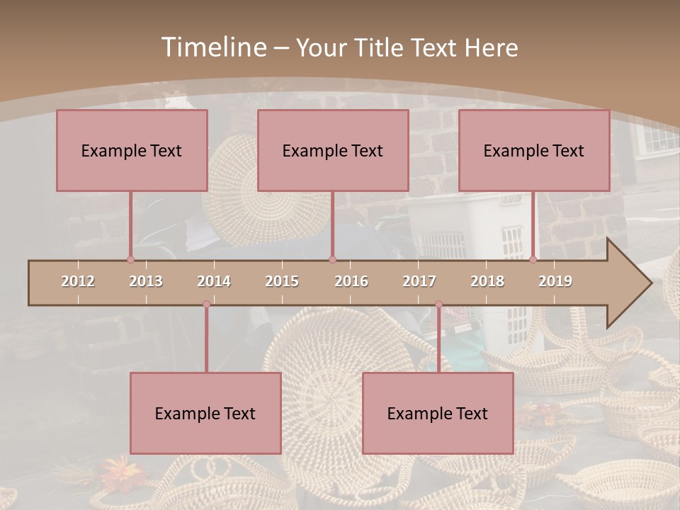 Charleston Sc - September 20: The Unique But Dying Art Of Sweet Grass Basket Weaving Is Still Practiced In The Carolinas, But May Be Lost In The Next Generation. PowerPoint Template