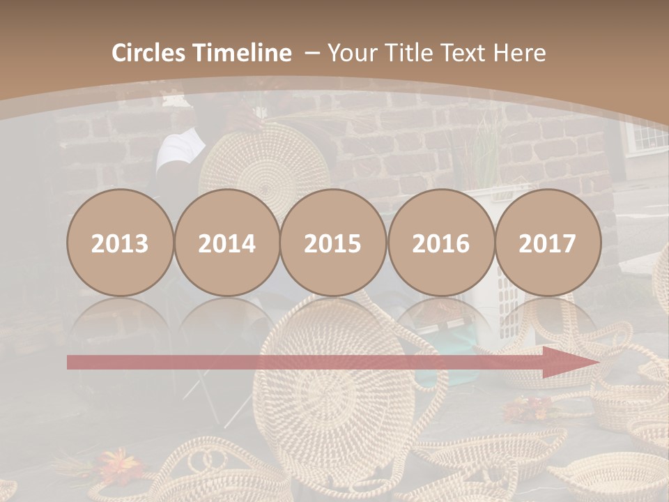 Charleston Sc - September 20: The Unique But Dying Art Of Sweet Grass Basket Weaving Is Still Practiced In The Carolinas, But May Be Lost In The Next Generation. PowerPoint Template