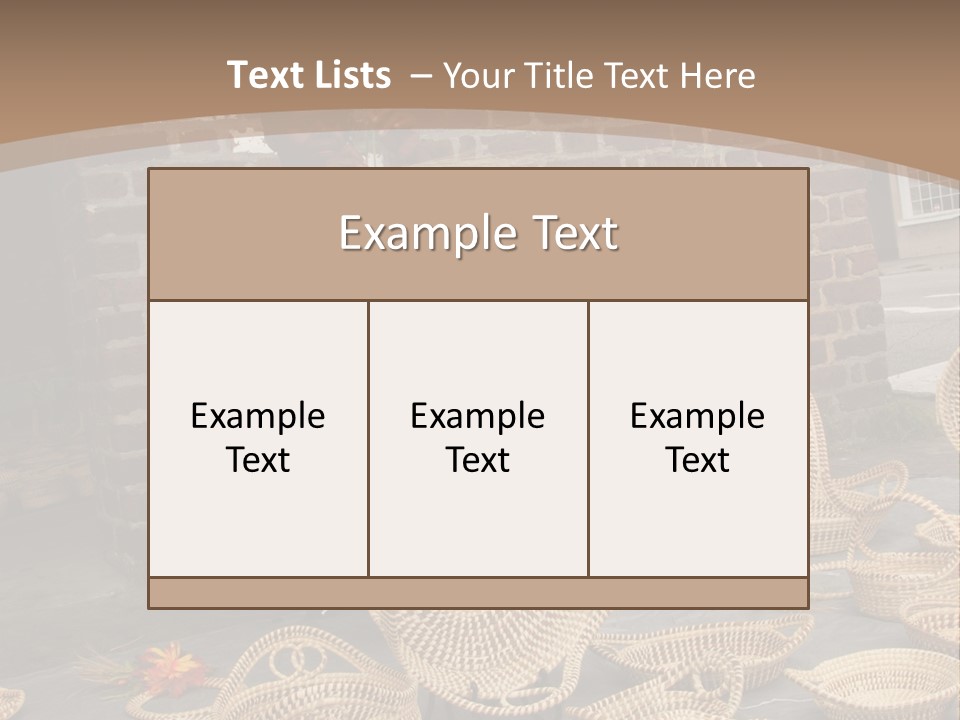 Charleston Sc - September 20: The Unique But Dying Art Of Sweet Grass Basket Weaving Is Still Practiced In The Carolinas, But May Be Lost In The Next Generation. PowerPoint Template