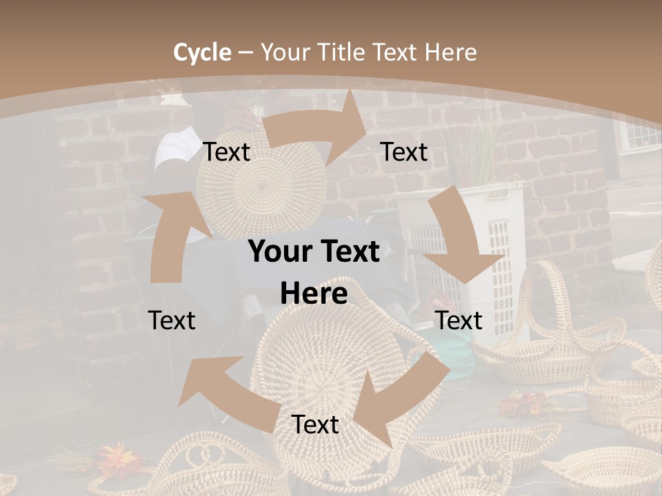 Charleston Sc - September 20: The Unique But Dying Art Of Sweet Grass Basket Weaving Is Still Practiced In The Carolinas, But May Be Lost In The Next Generation. PowerPoint Template