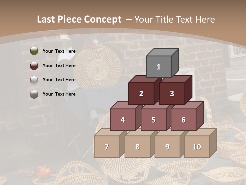 Charleston Sc - September 20: The Unique But Dying Art Of Sweet Grass Basket Weaving Is Still Practiced In The Carolinas, But May Be Lost In The Next Generation. PowerPoint Template