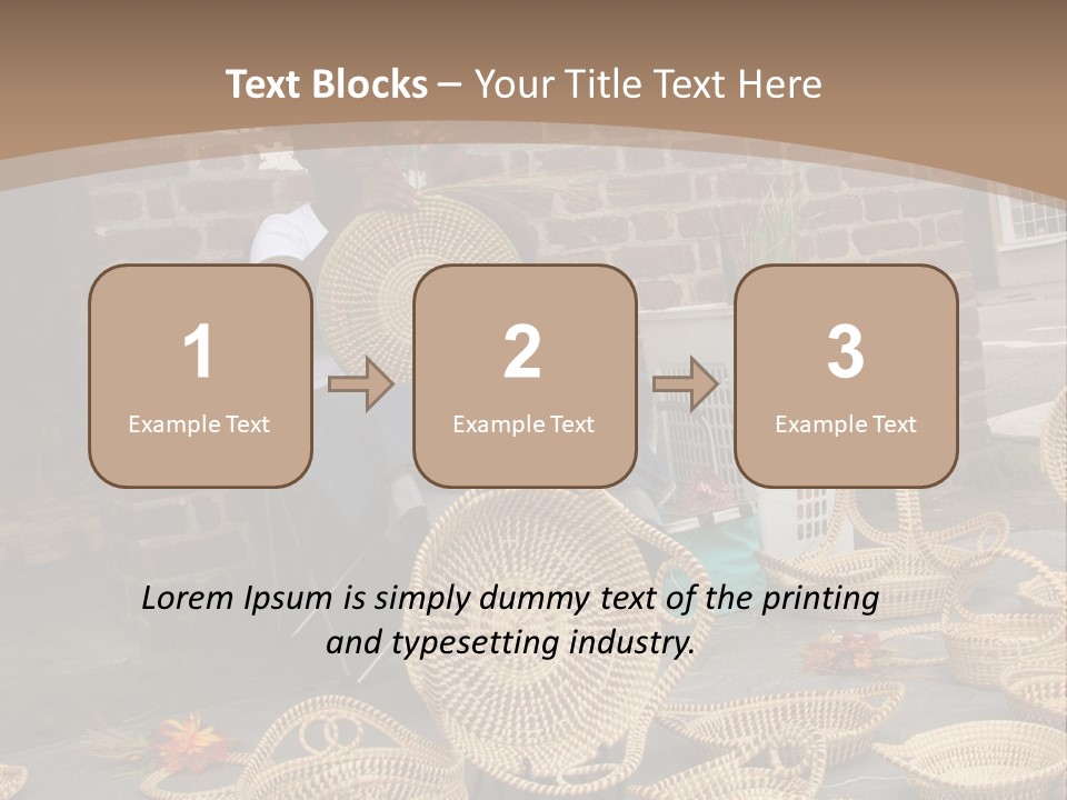 Charleston Sc - September 20: The Unique But Dying Art Of Sweet Grass Basket Weaving Is Still Practiced In The Carolinas, But May Be Lost In The Next Generation. PowerPoint Template