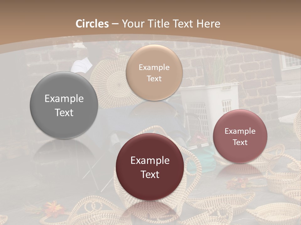 Charleston Sc - September 20: The Unique But Dying Art Of Sweet Grass Basket Weaving Is Still Practiced In The Carolinas, But May Be Lost In The Next Generation. PowerPoint Template