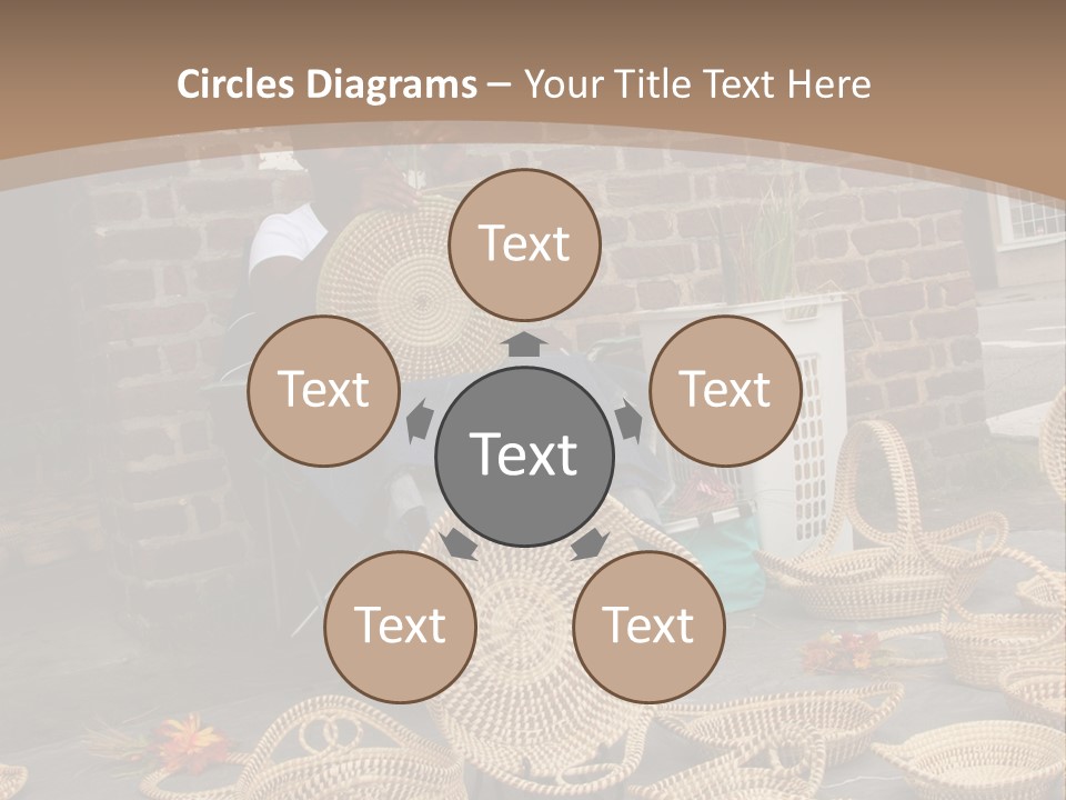 Charleston Sc - September 20: The Unique But Dying Art Of Sweet Grass Basket Weaving Is Still Practiced In The Carolinas, But May Be Lost In The Next Generation. PowerPoint Template