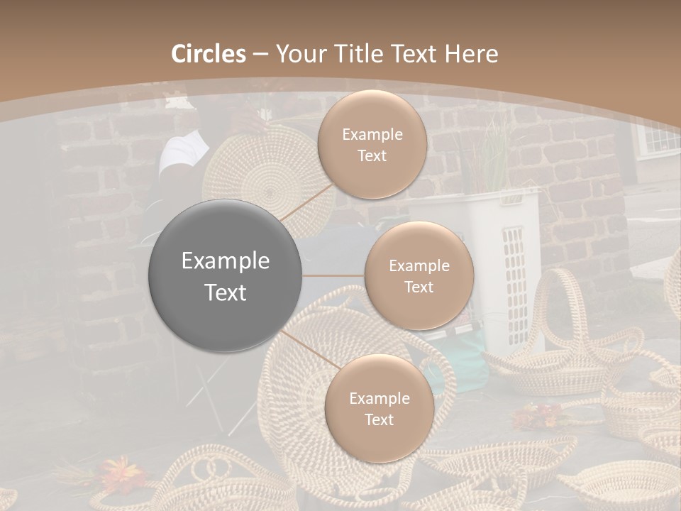 Charleston Sc - September 20: The Unique But Dying Art Of Sweet Grass Basket Weaving Is Still Practiced In The Carolinas, But May Be Lost In The Next Generation. PowerPoint Template