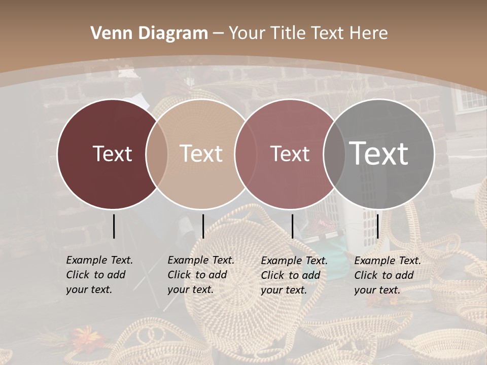 Charleston Sc - September 20: The Unique But Dying Art Of Sweet Grass Basket Weaving Is Still Practiced In The Carolinas, But May Be Lost In The Next Generation. PowerPoint Template