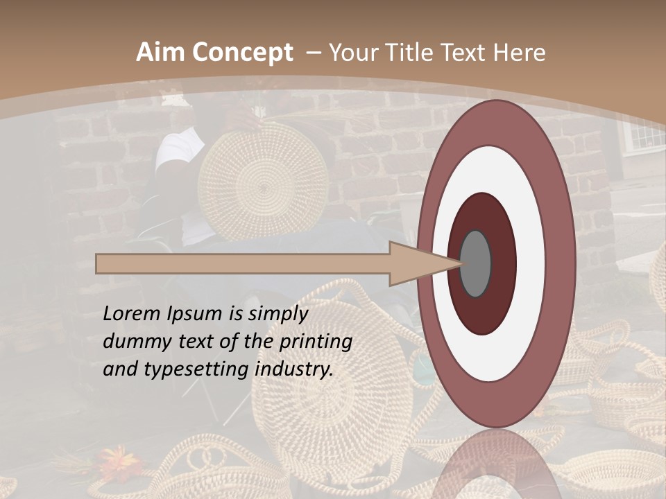 Charleston Sc - September 20: The Unique But Dying Art Of Sweet Grass Basket Weaving Is Still Practiced In The Carolinas, But May Be Lost In The Next Generation. PowerPoint Template