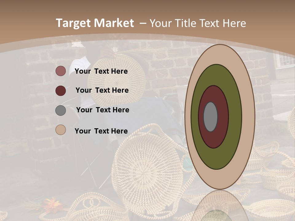 Charleston Sc - September 20: The Unique But Dying Art Of Sweet Grass Basket Weaving Is Still Practiced In The Carolinas, But May Be Lost In The Next Generation. PowerPoint Template