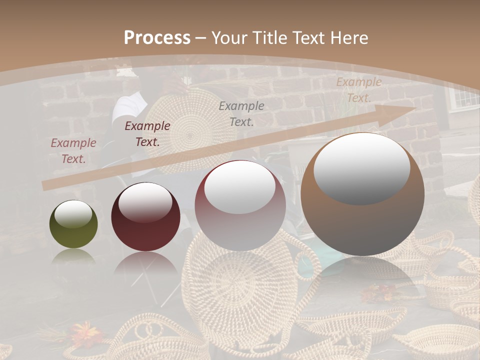 Charleston Sc - September 20: The Unique But Dying Art Of Sweet Grass Basket Weaving Is Still Practiced In The Carolinas, But May Be Lost In The Next Generation. PowerPoint Template