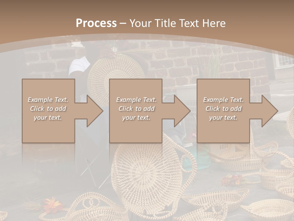 Charleston Sc - September 20: The Unique But Dying Art Of Sweet Grass Basket Weaving Is Still Practiced In The Carolinas, But May Be Lost In The Next Generation. PowerPoint Template