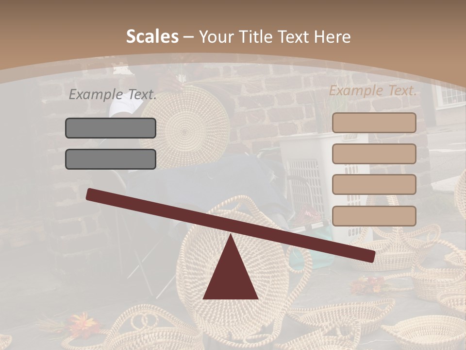 Charleston Sc - September 20: The Unique But Dying Art Of Sweet Grass Basket Weaving Is Still Practiced In The Carolinas, But May Be Lost In The Next Generation. PowerPoint Template