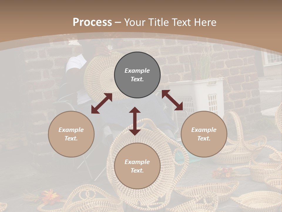 Charleston Sc - September 20: The Unique But Dying Art Of Sweet Grass Basket Weaving Is Still Practiced In The Carolinas, But May Be Lost In The Next Generation. PowerPoint Template