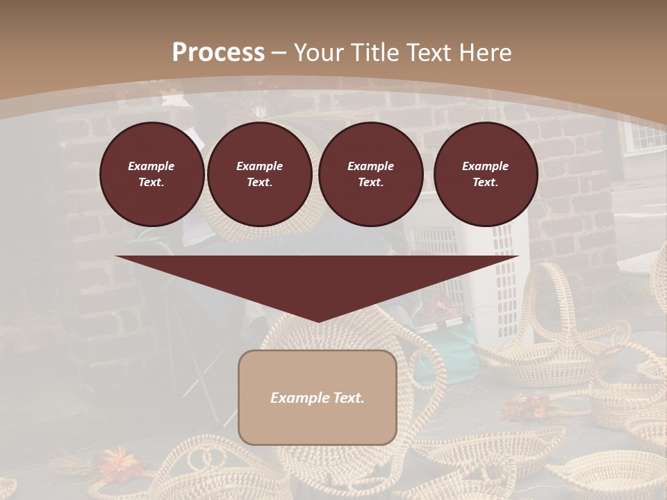 Charleston Sc - September 20: The Unique But Dying Art Of Sweet Grass Basket Weaving Is Still Practiced In The Carolinas, But May Be Lost In The Next Generation. PowerPoint Template