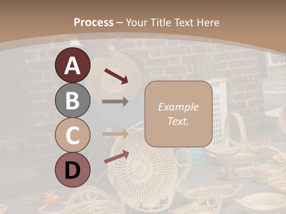 Charleston Sc - September 20: The Unique But Dying Art Of Sweet Grass Basket Weaving Is Still Practiced In The Carolinas, But May Be Lost In The Next Generation. PowerPoint Template