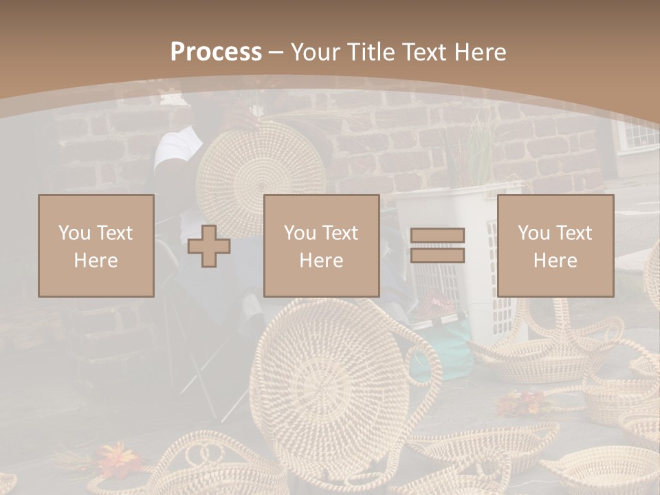 Charleston Sc - September 20: The Unique But Dying Art Of Sweet Grass Basket Weaving Is Still Practiced In The Carolinas, But May Be Lost In The Next Generation. PowerPoint Template