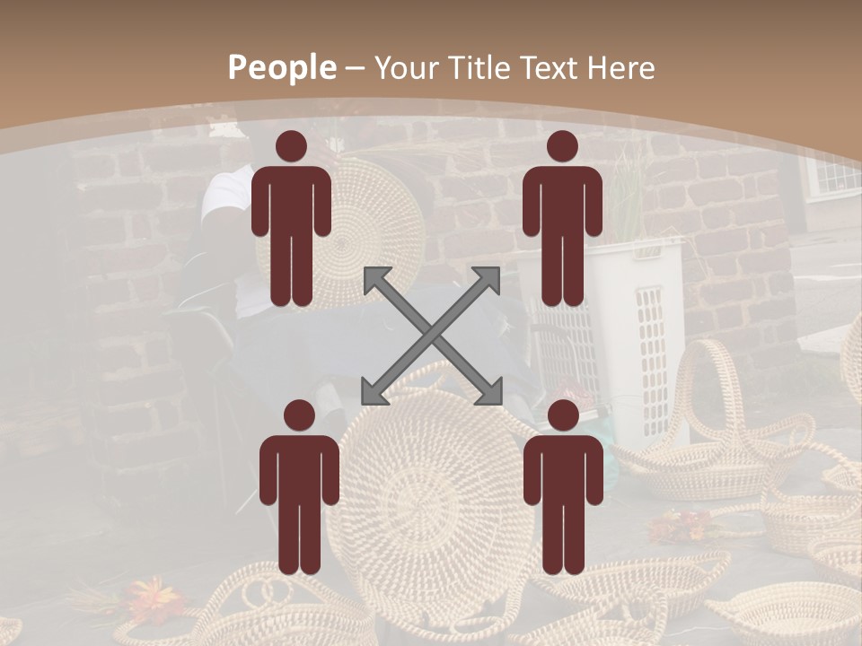 Charleston Sc - September 20: The Unique But Dying Art Of Sweet Grass Basket Weaving Is Still Practiced In The Carolinas, But May Be Lost In The Next Generation. PowerPoint Template