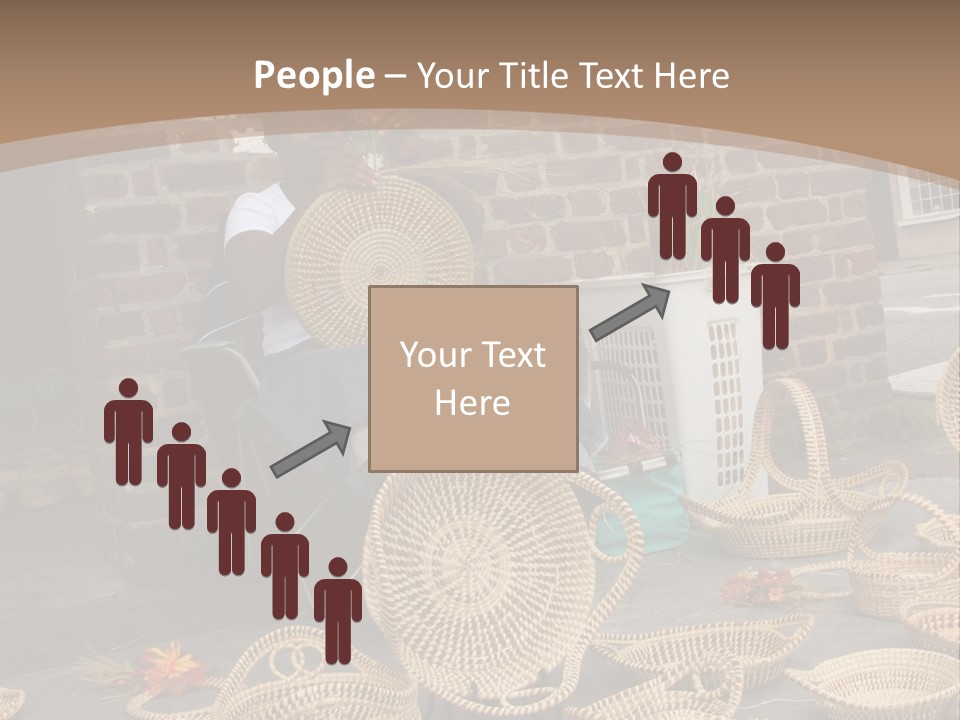 Charleston Sc - September 20: The Unique But Dying Art Of Sweet Grass Basket Weaving Is Still Practiced In The Carolinas, But May Be Lost In The Next Generation. PowerPoint Template