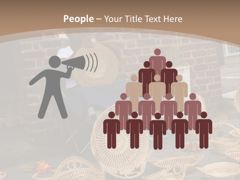 Charleston Sc - September 20: The Unique But Dying Art Of Sweet Grass Basket Weaving Is Still Practiced In The Carolinas, But May Be Lost In The Next Generation. PowerPoint Template