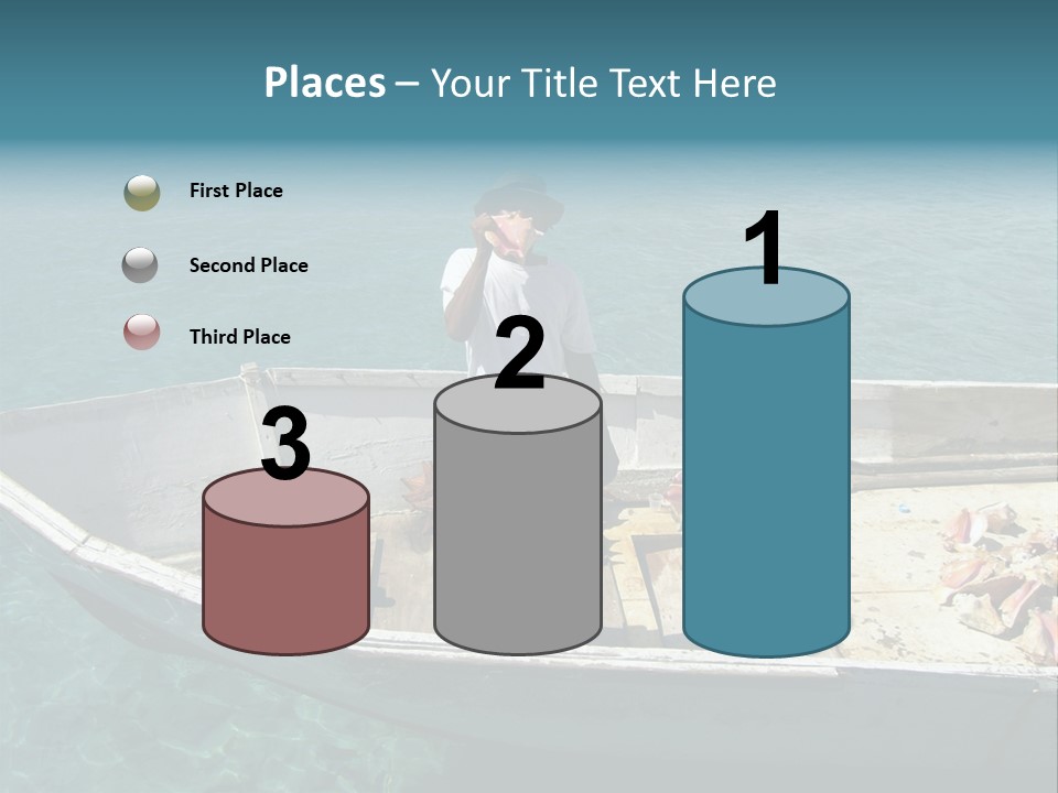 A Man Standing On A Boat In The Water PowerPoint Template