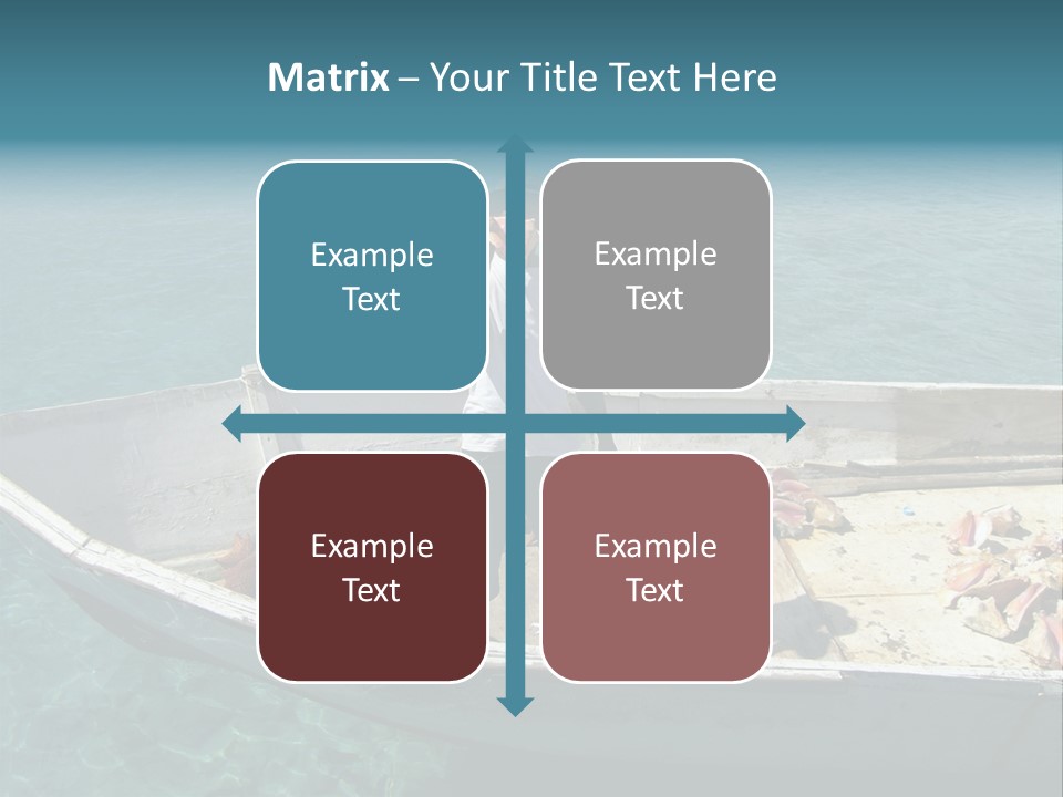 A Man Standing On A Boat In The Water PowerPoint Template