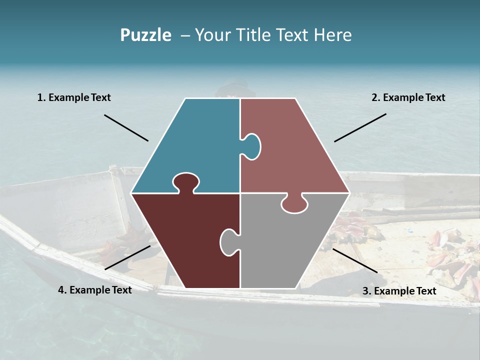 A Man Standing On A Boat In The Water PowerPoint Template