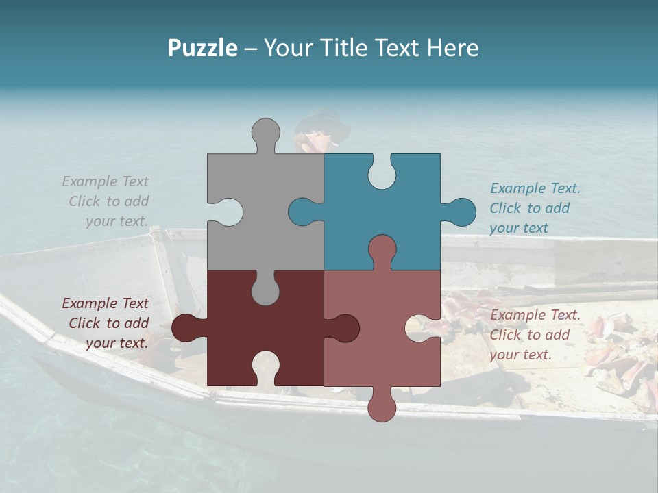 A Man Standing On A Boat In The Water PowerPoint Template