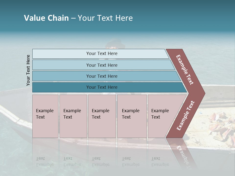 A Man Standing On A Boat In The Water PowerPoint Template