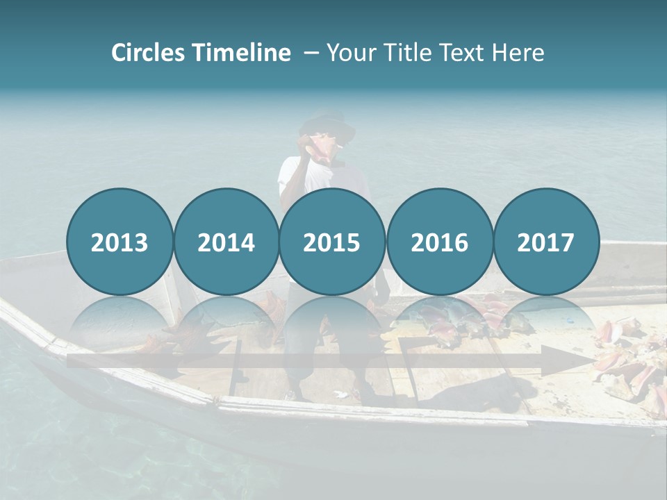 A Man Standing On A Boat In The Water PowerPoint Template