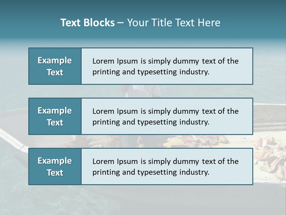 A Man Standing On A Boat In The Water PowerPoint Template