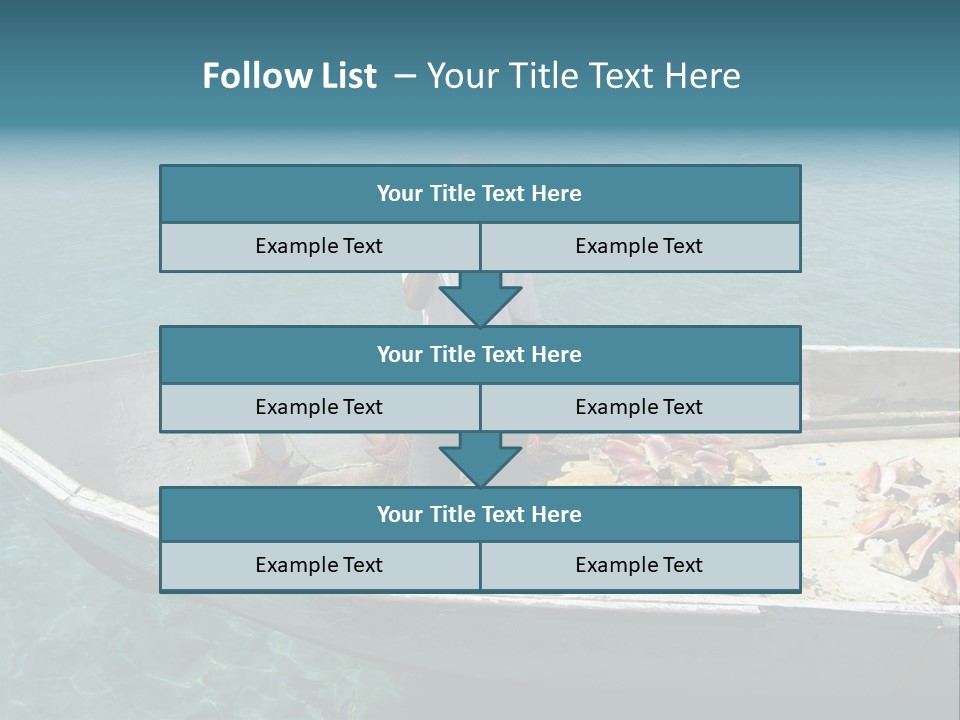 A Man Standing On A Boat In The Water PowerPoint Template
