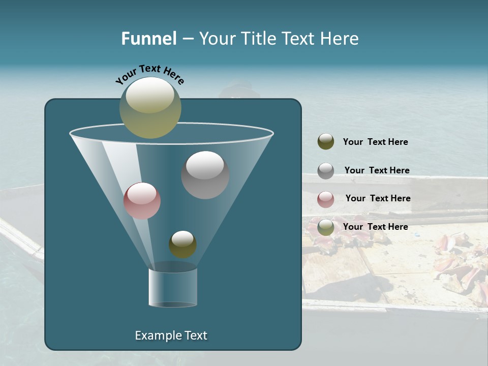 A Man Standing On A Boat In The Water PowerPoint Template