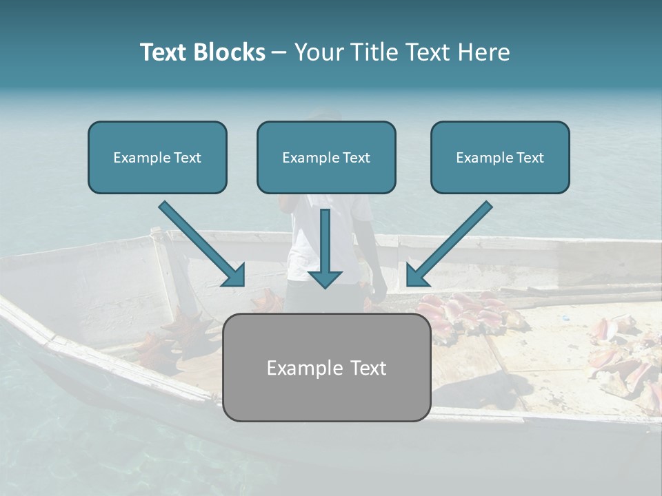 A Man Standing On A Boat In The Water PowerPoint Template