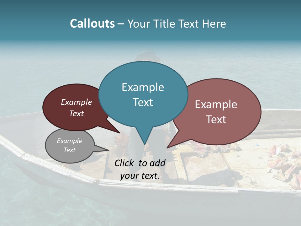 A Man Standing On A Boat In The Water PowerPoint Template