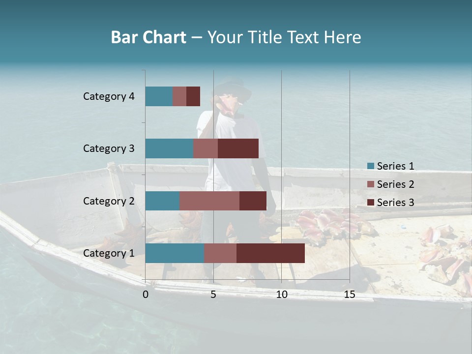 A Man Standing On A Boat In The Water PowerPoint Template