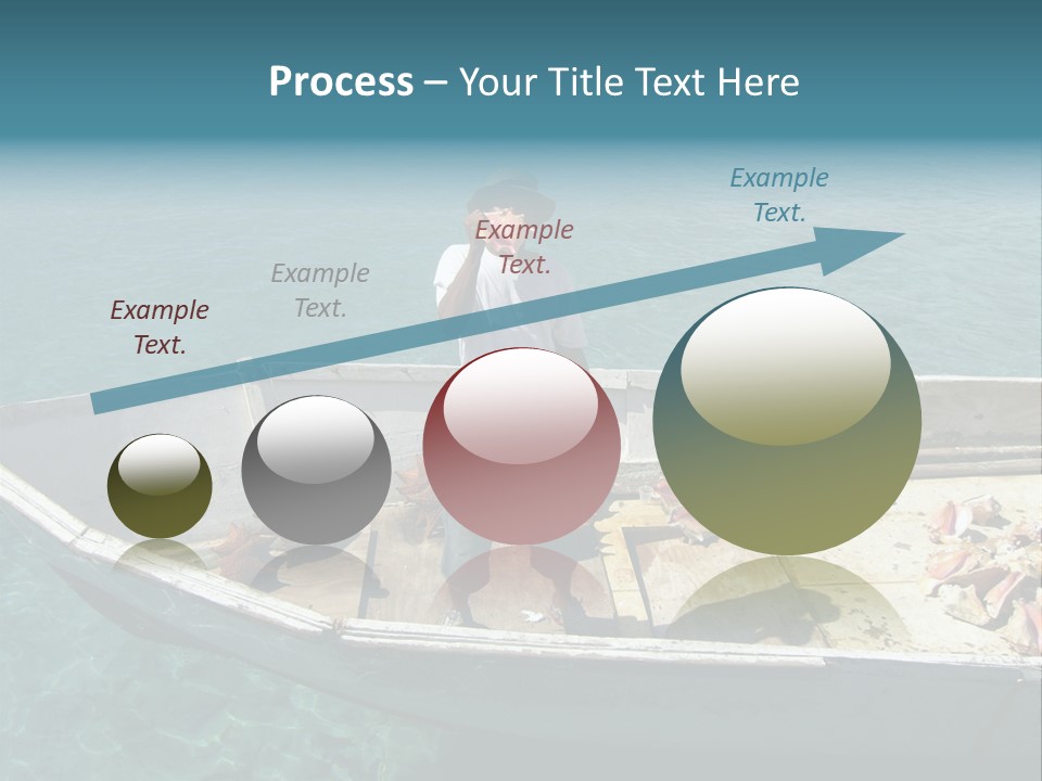 A Man Standing On A Boat In The Water PowerPoint Template