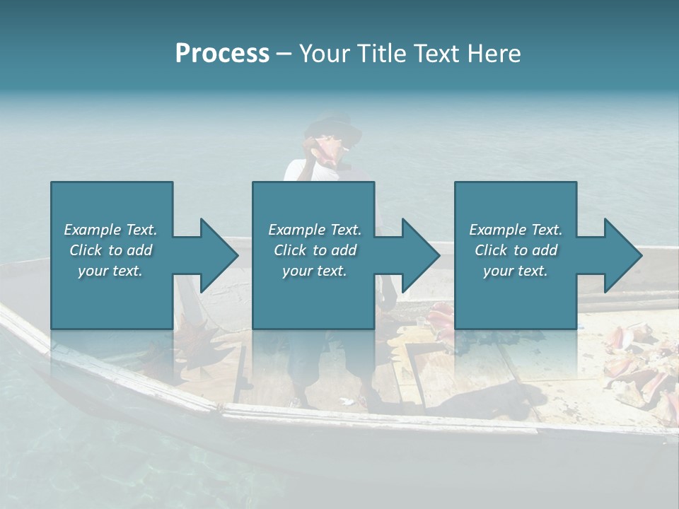 A Man Standing On A Boat In The Water PowerPoint Template